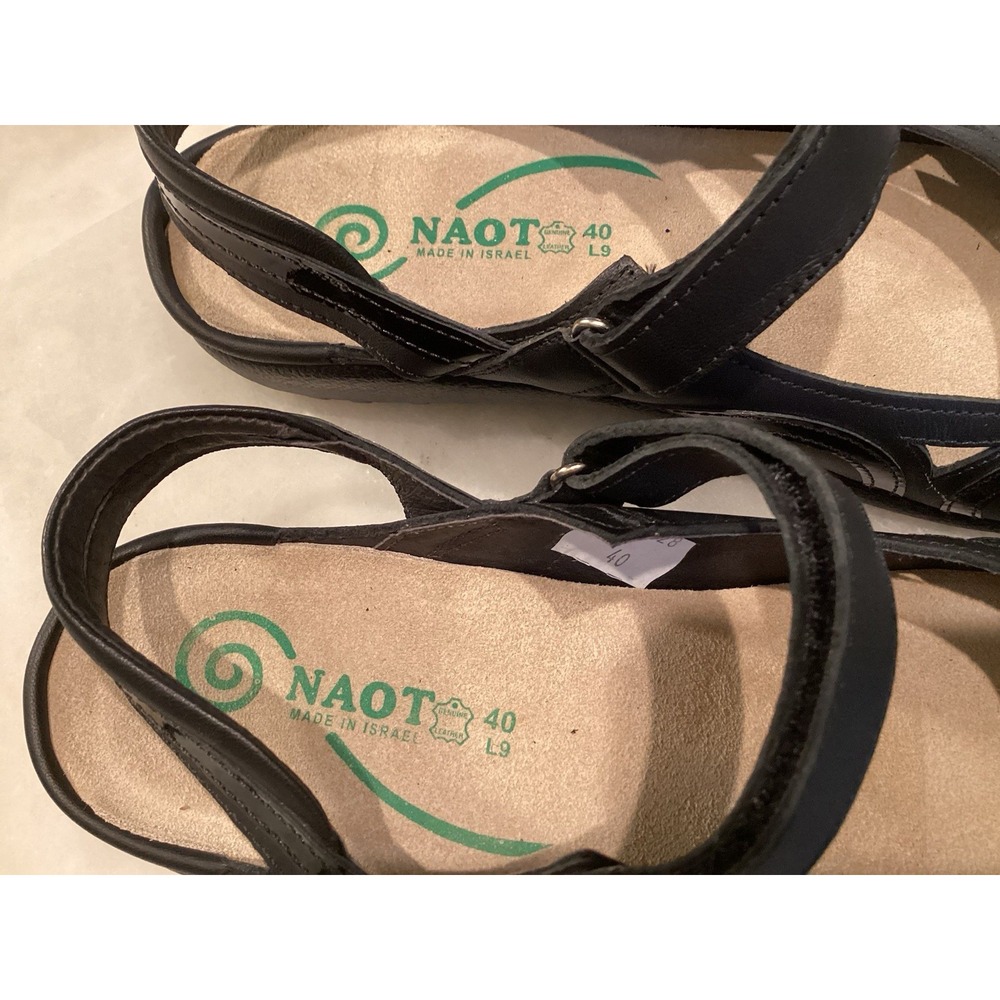Naot Women's Black Sandals - Picture 2 of 8